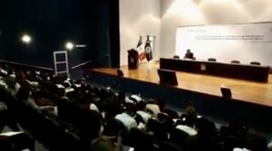 Auditorio de la DACSyH de la UJAT, ubicada en la Zona del Country, sobre boulevard Bicentenario.