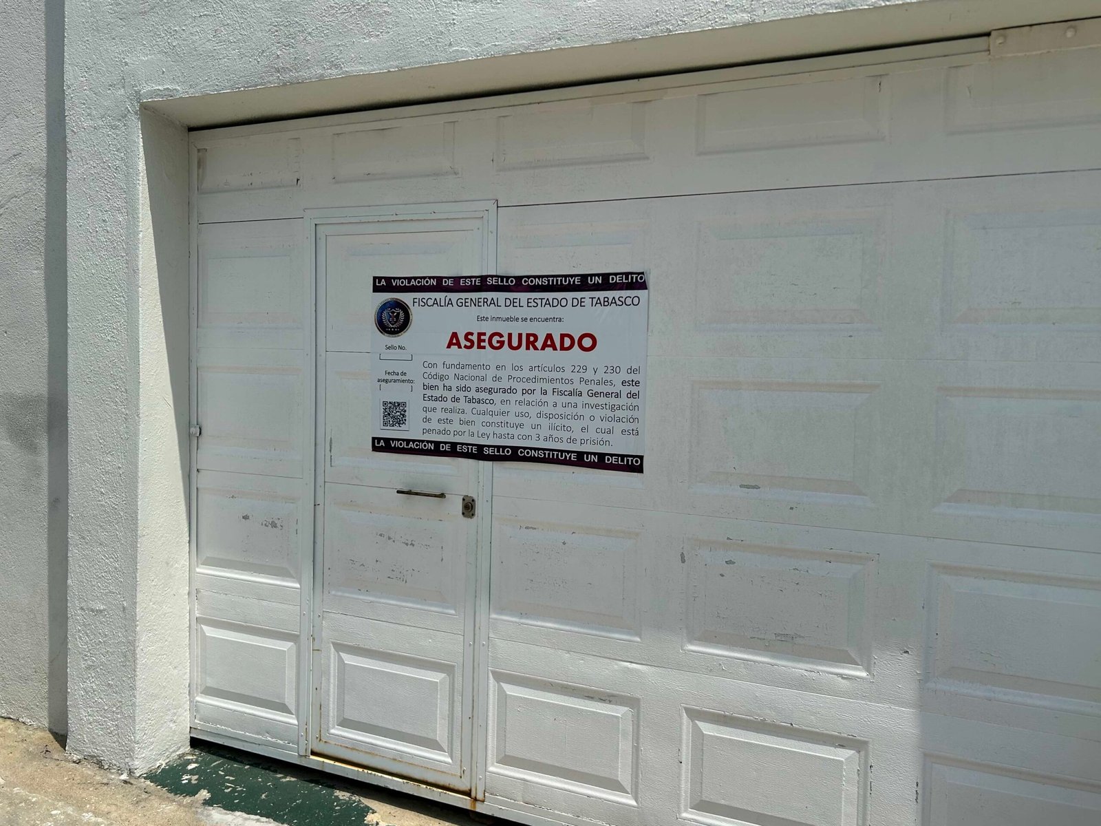 La residencia de Hernán Bermudez en calle La Venta, fraccionamiento Campestre, en Villahermosa, se encuentra asegurada por la FGET.